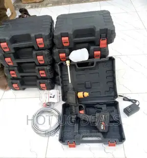 Lithium Battery Wireless Car Wash Gun Cordless High Pressure