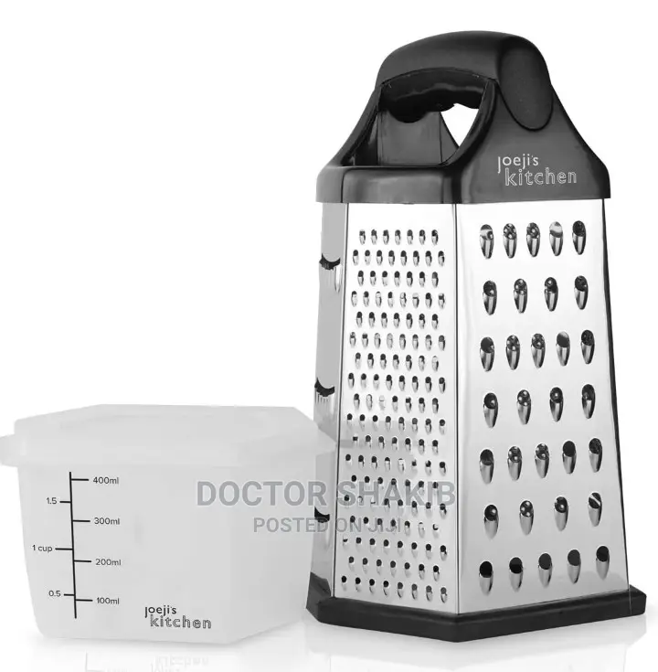 6 Sided Multipurpose Grater-Silver