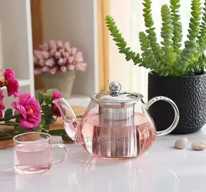 Clear Glass Teapot With Infuser