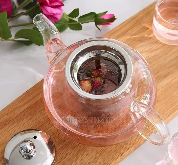 Clear Glass Teapot With Infuser