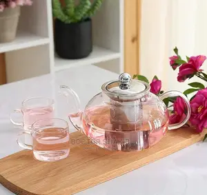 Clear Glass Teapot With Infuser