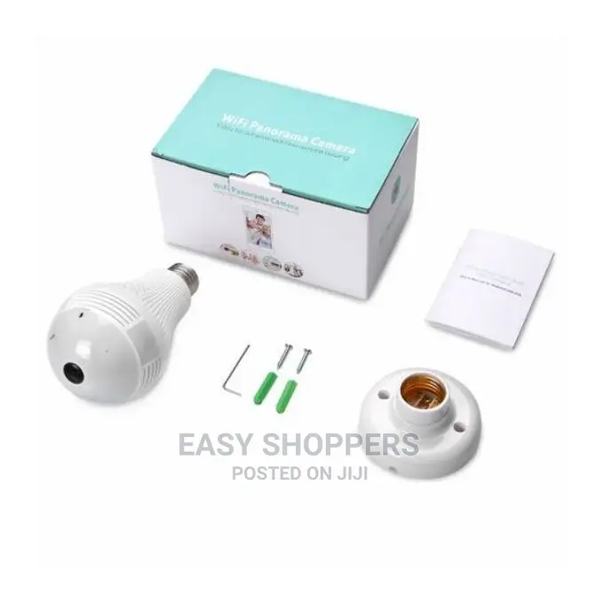 Smart Wifi Wireless Bulb Camera