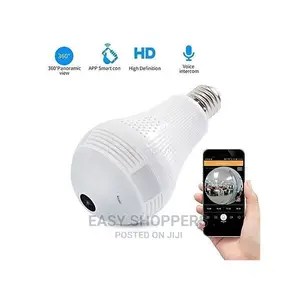 Smart Wifi Wireless Bulb Camera