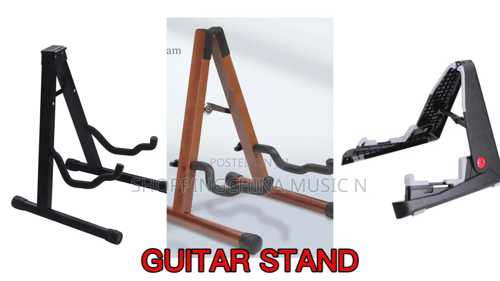 Foldable Portable Guitar Stand AROMA Brand New