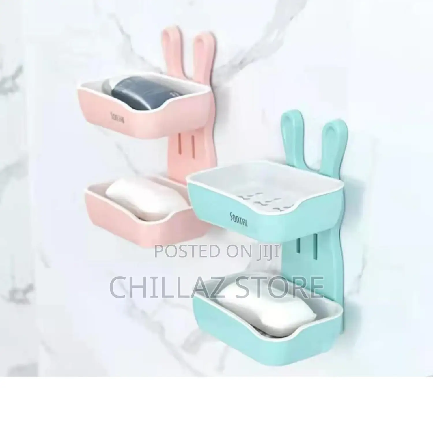 Double Layer Soap Dish Holder.