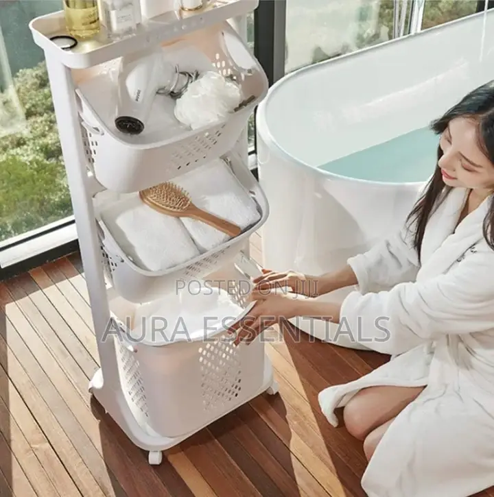 Multifunctional Rolling Laundry Sorter/Basket