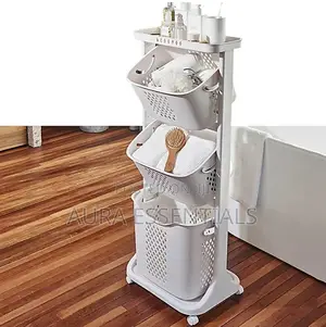Multifunctional Rolling Laundry Sorter/Basket