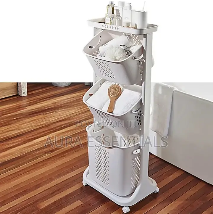 Multifunctional Rolling Laundry Sorter/Basket