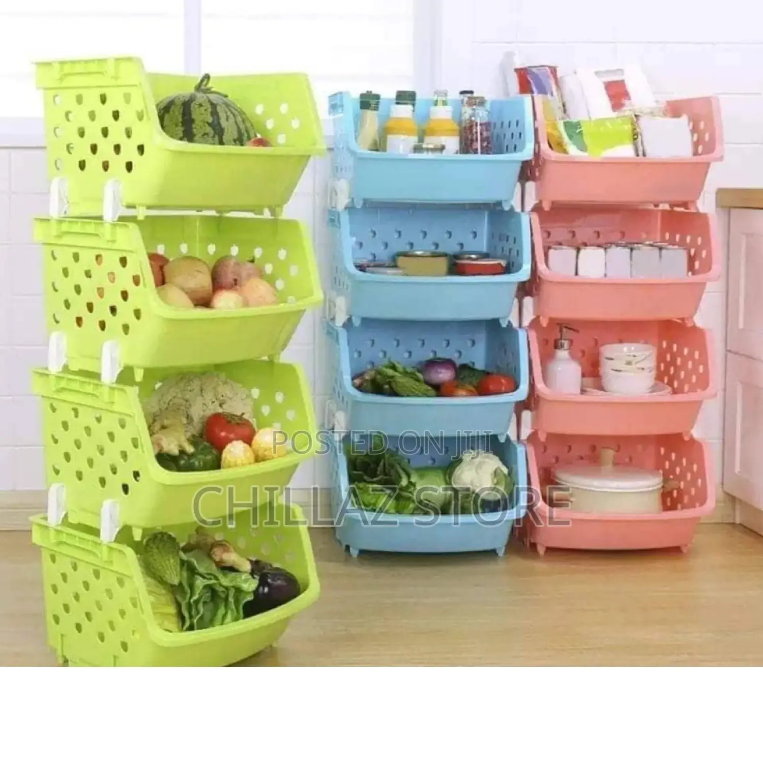 Vegetable Storage Basket Organizer.