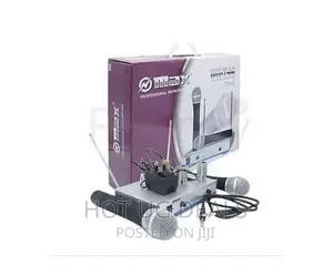 Max VHF Professional Wireless Microphone-silver And Black