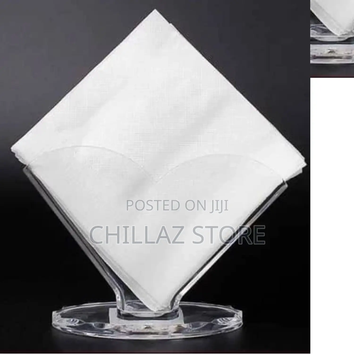 Transparent Napkin Holder .