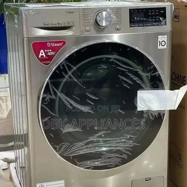 New LG 9kgs Front Loader Washing Machine