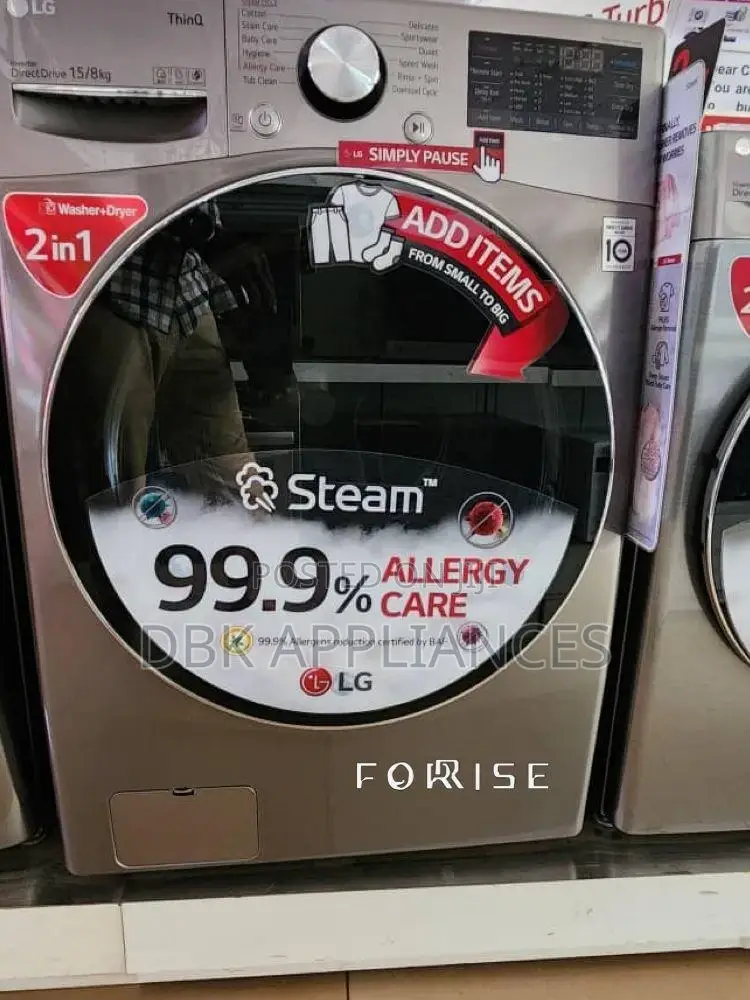 Lg 15/8kg Wash Dry Commercial Washing Machine 5yr Warranty