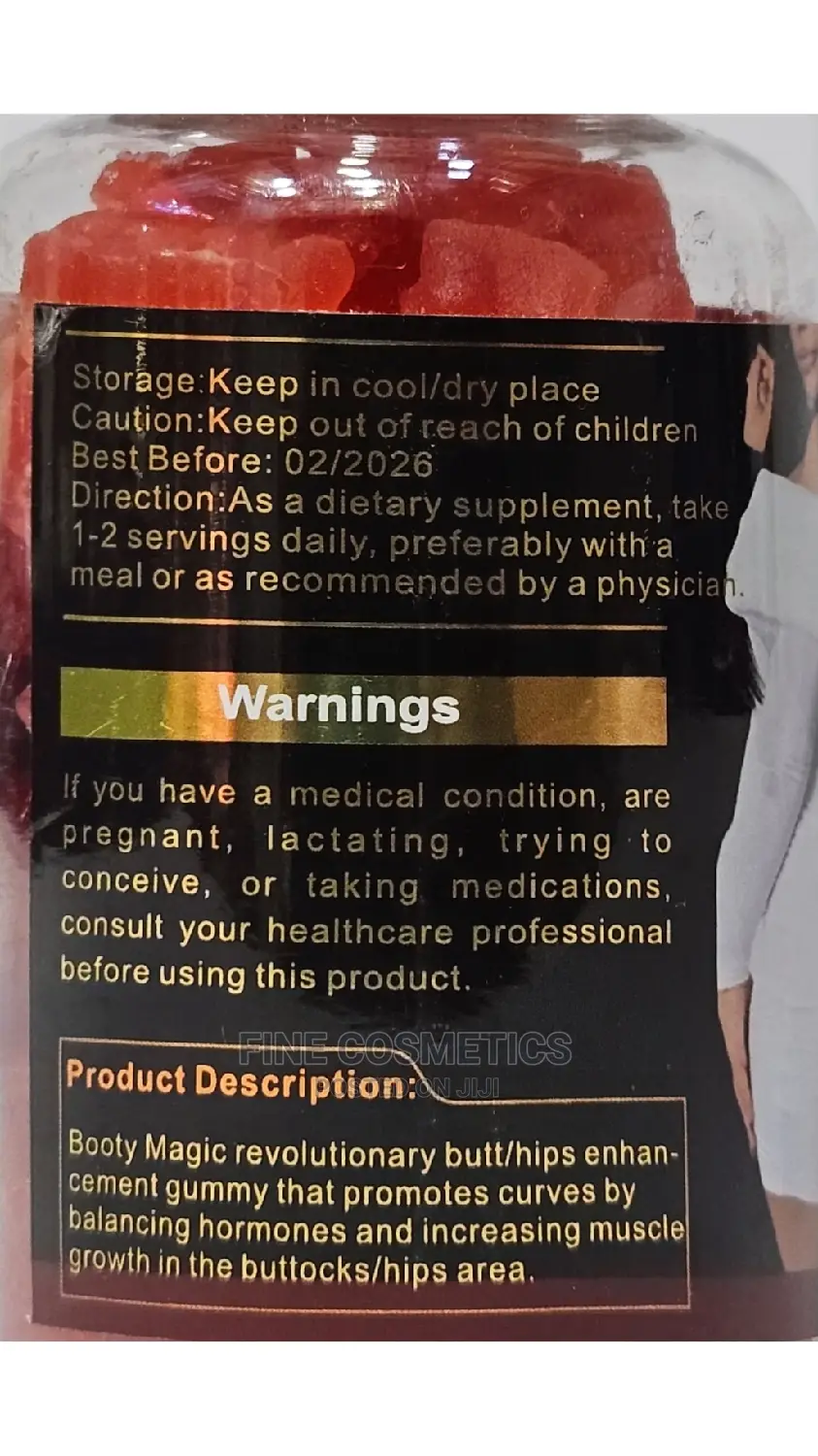 MACA PLUS Hip + Buttock Enlargement Gummies for Booty+Curves