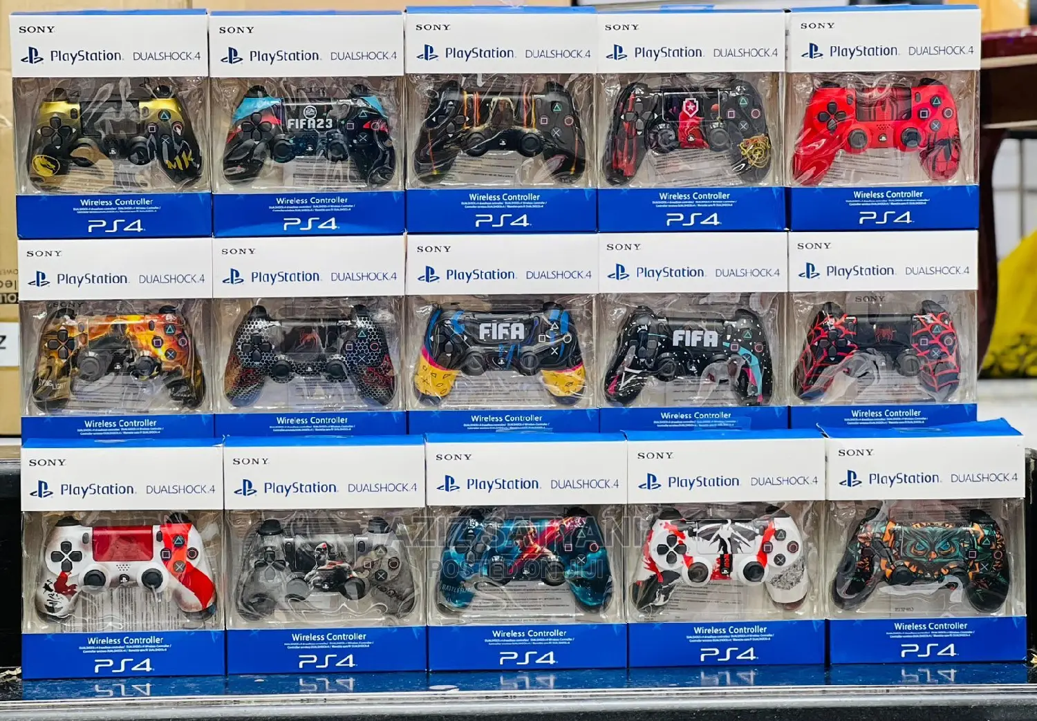 All Gamepad 3 And 4 Dualshock Wireless Controller (Black)