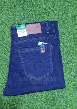 Bigger Men Plain Jeans