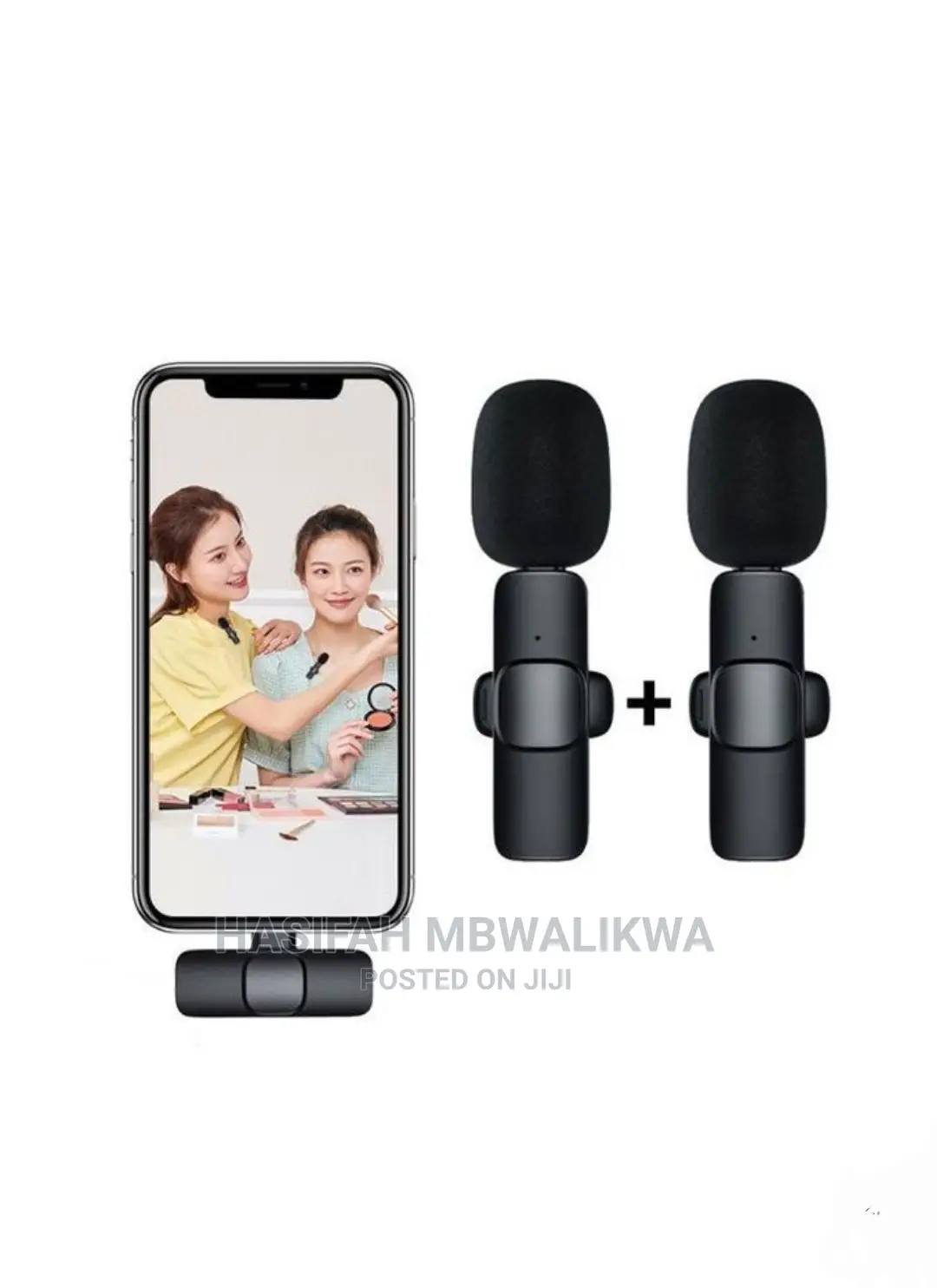 Double Lapel Microphone for Android and iPhone