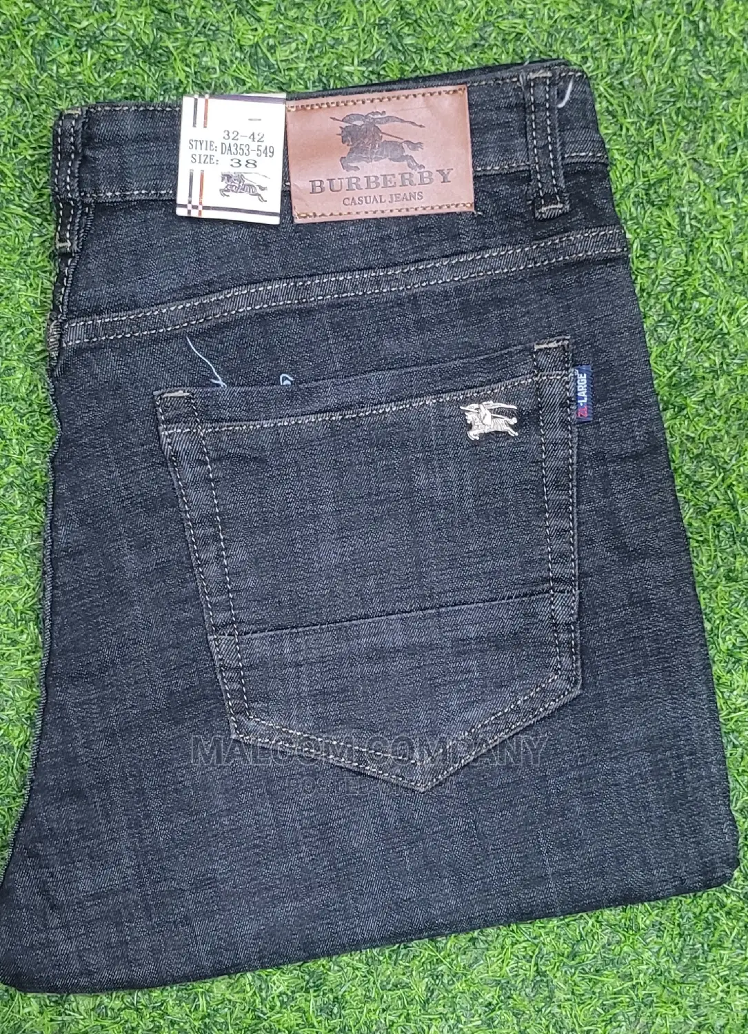 Men Jeans Plain Colour