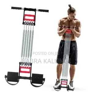 Chest Expander + Tummy Trimmer+ Hand Grip