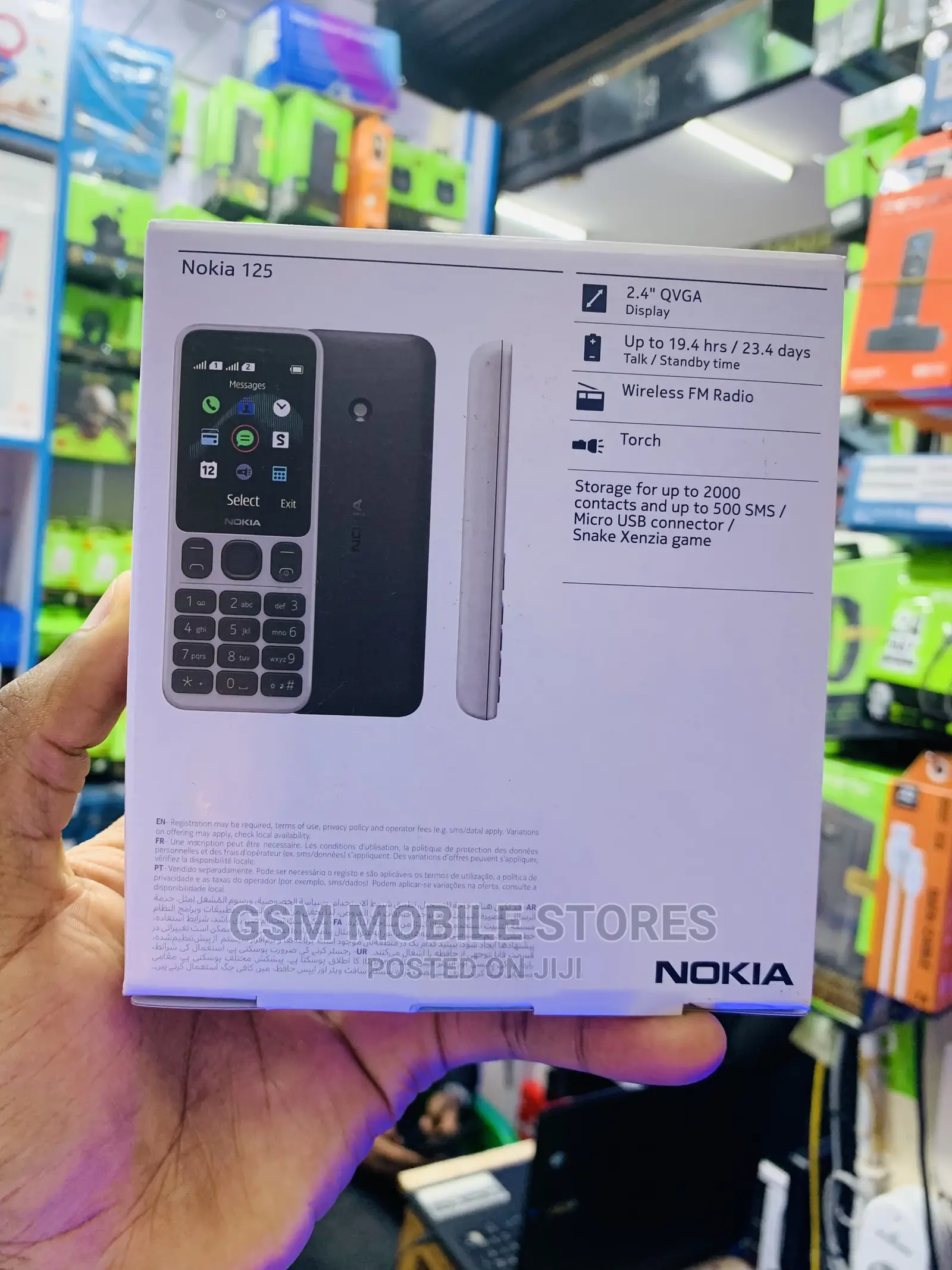 New Nokia 125 White