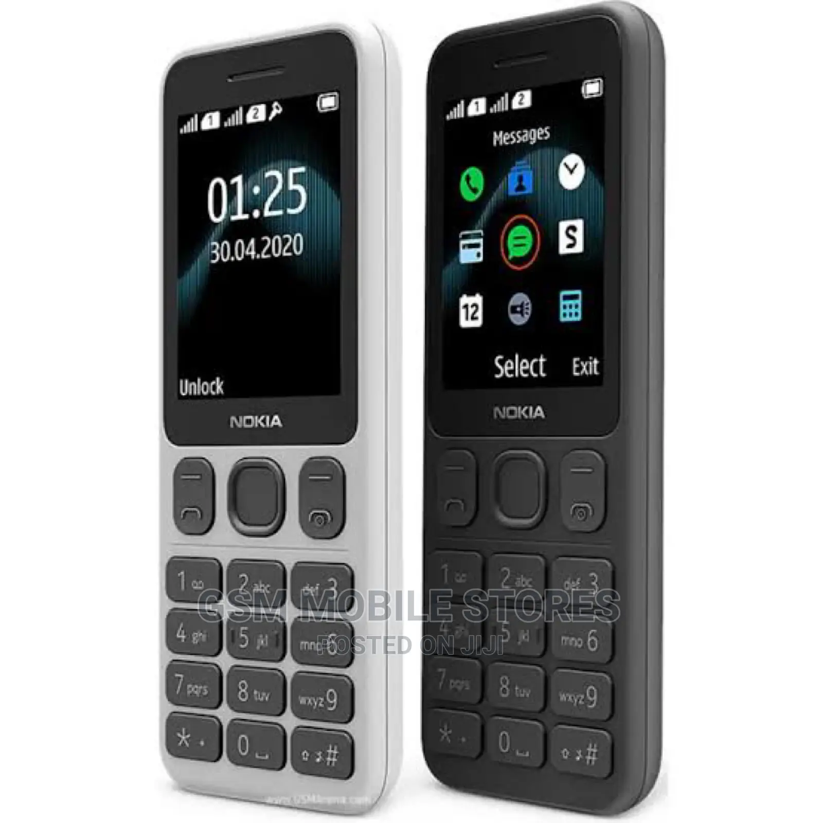 New Nokia 125 White