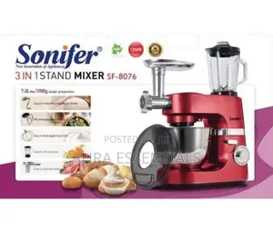 Sonifer 7L 6 Speed 3 in 1 Food Mixer Professional Blender