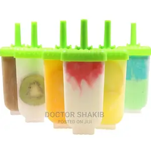 Popsicle Molds, Set 6 Ice Pop Molds