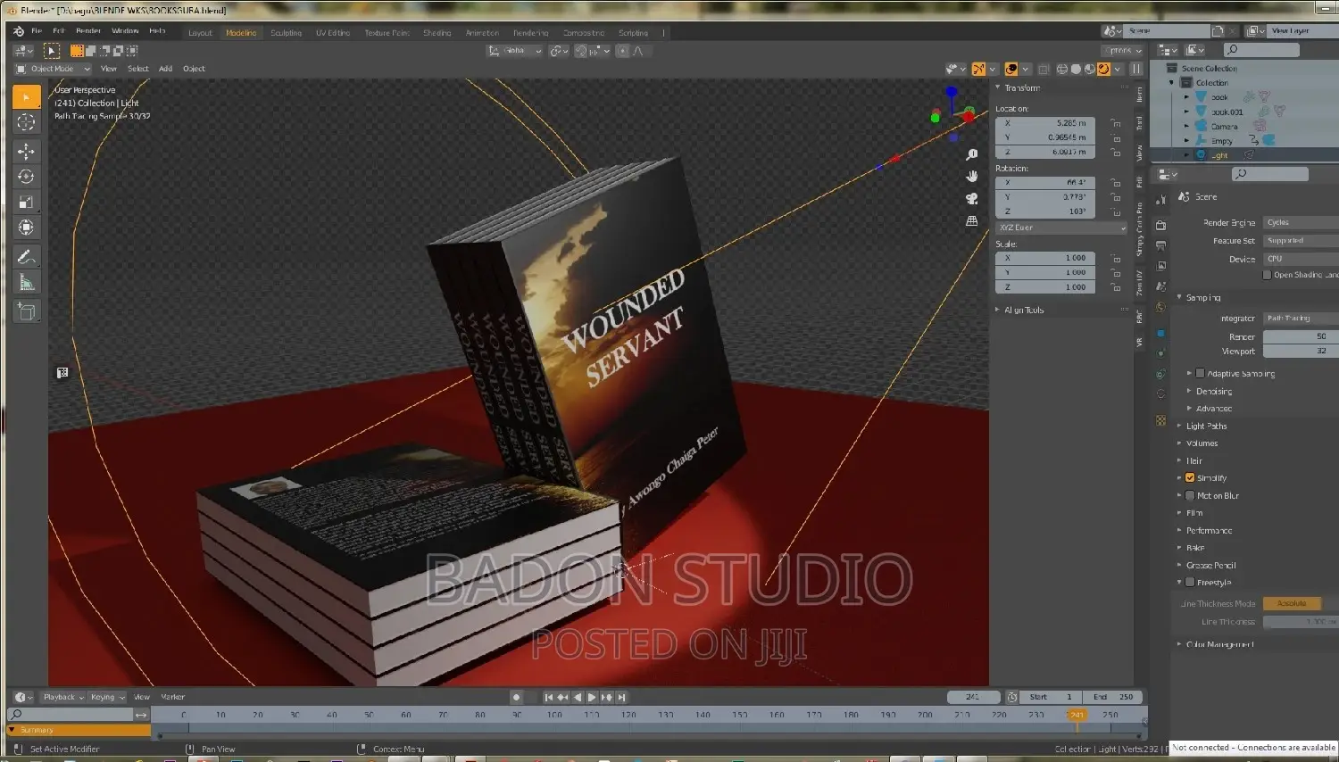 3D Book Cover Design.