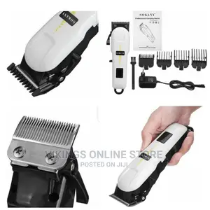 Sokany Rechargeable Original Hair Clipper Machine – White