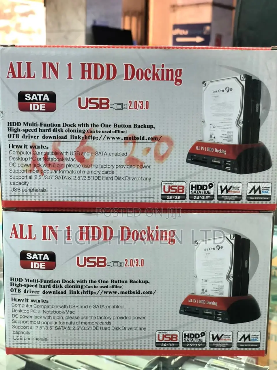 USB 2.0 HDD Docking Sata