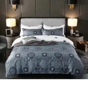 5*6 Duvet 4pc Set 1bedsheet 2 Pillow Cases - Multicolor