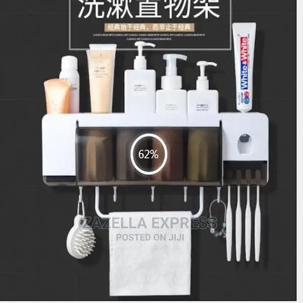 Automatic Toothpaste Dispenser Squeezer Wall Mount