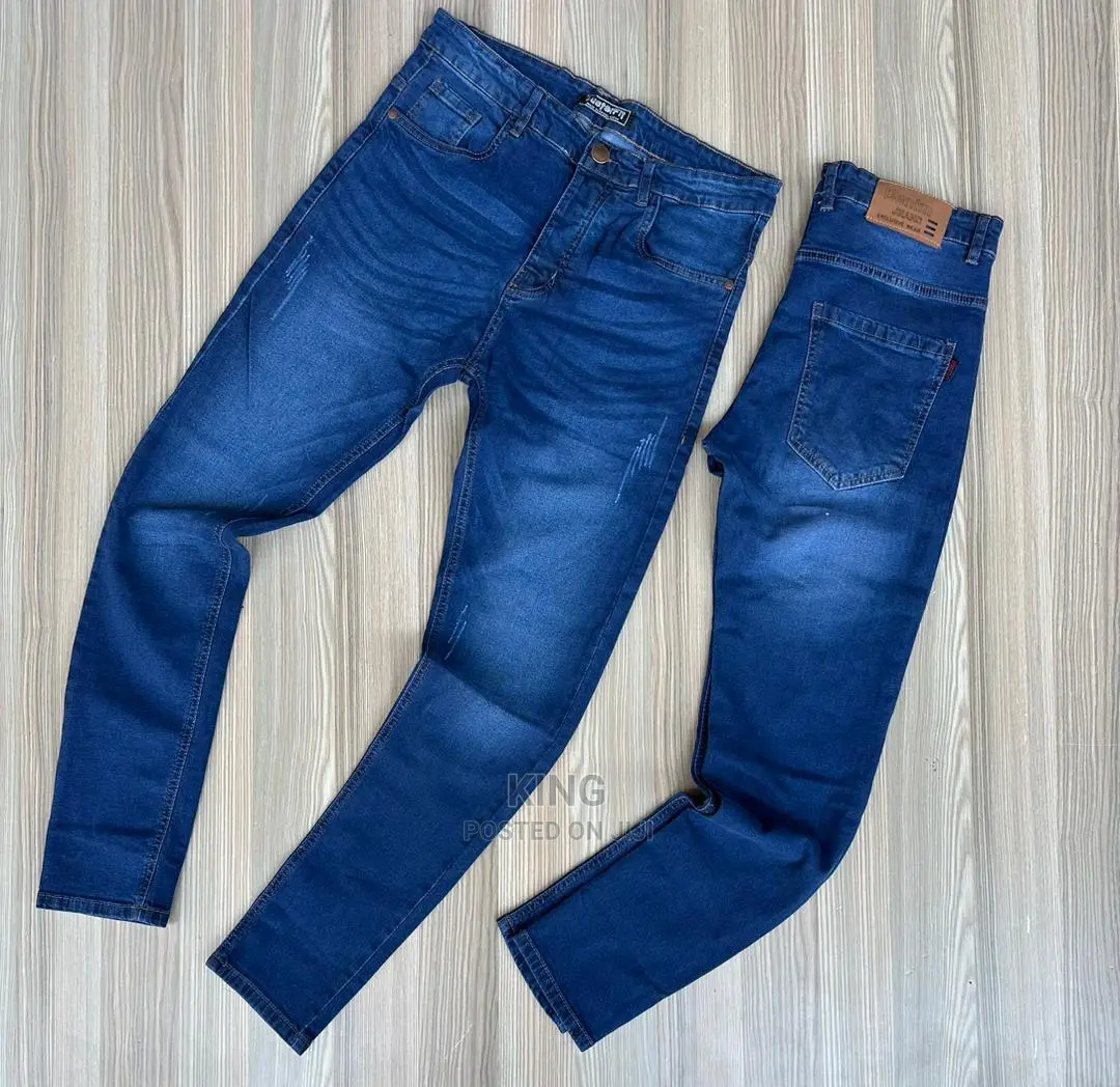 Plain Denim Non Fading Jeans