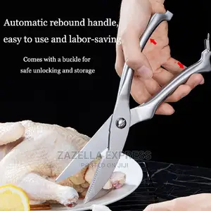 Kitchen Scissors,Kitchen Shears, Stainless Steel Sharp Knife