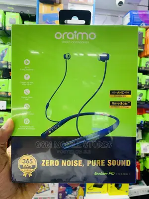Oraimo Necklace Pro Havybass Hybrid ANC 50hr Playtime