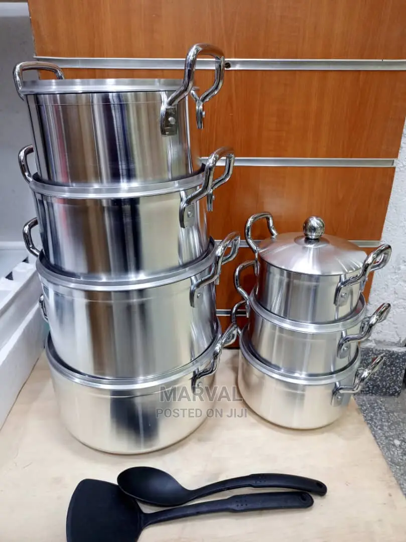 7pc Cooking Set With Covers