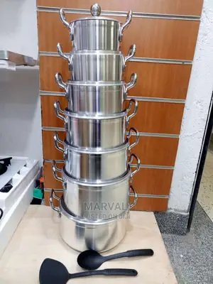 7pc Cooking Set With Covers