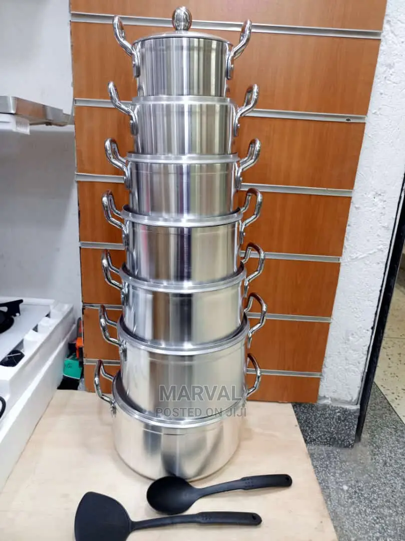 7pc Cooking Set With Covers