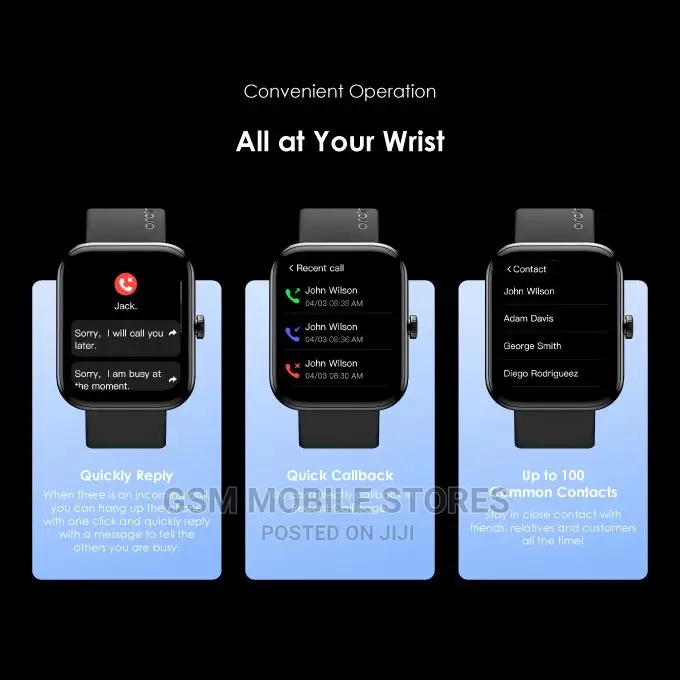 Oraimo Watch ES 1.78'AMOLED Screen BT Call IP68 Waterproof