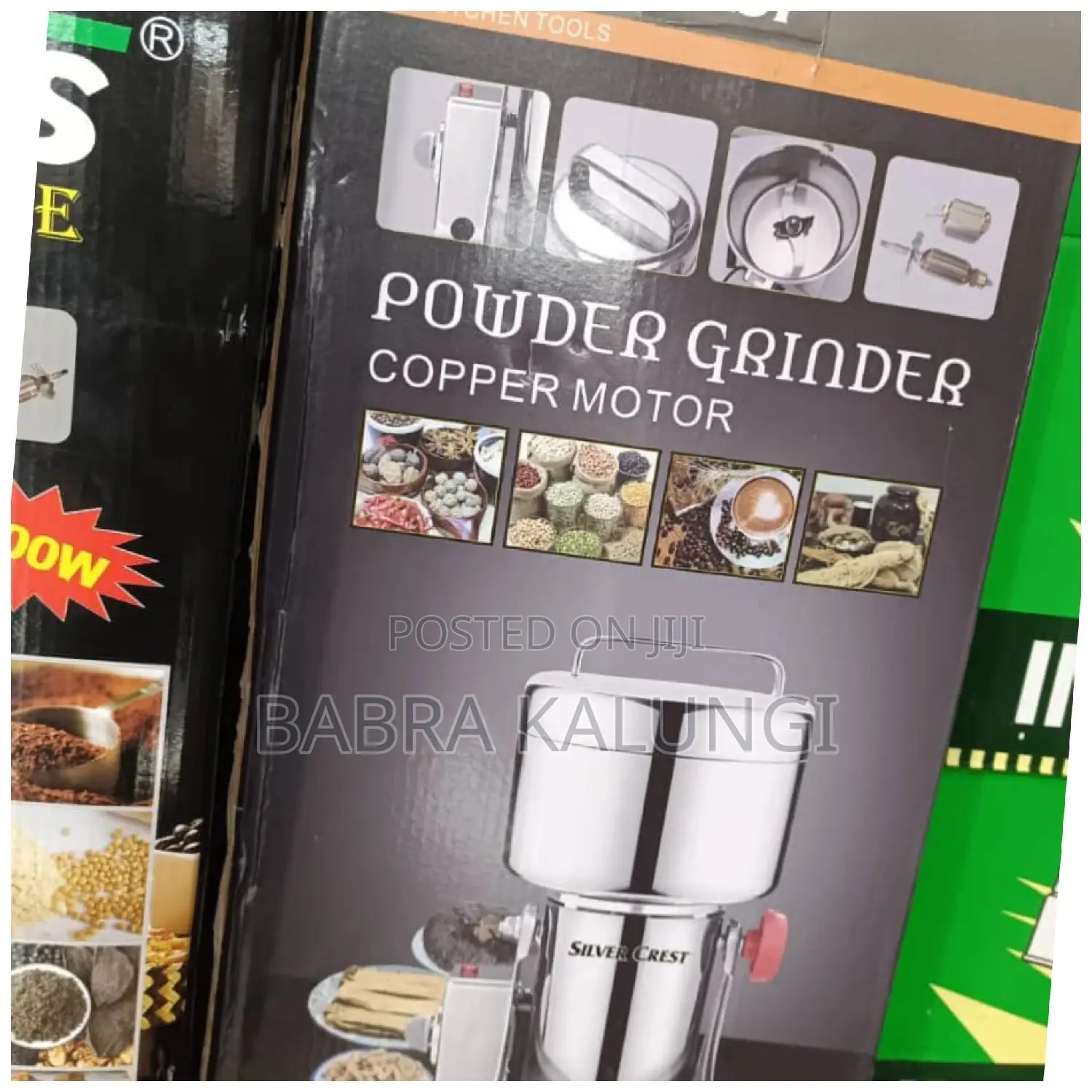 Powder Grinder With Chopper Motor