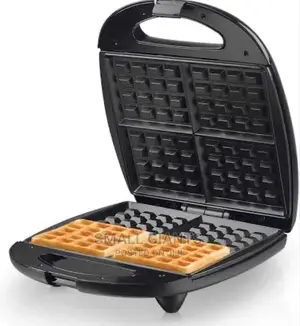 4pcs-Square Waffle Maker, Black