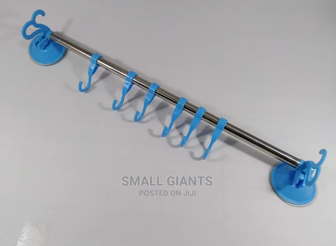No Drill Bathroom Towel Rack