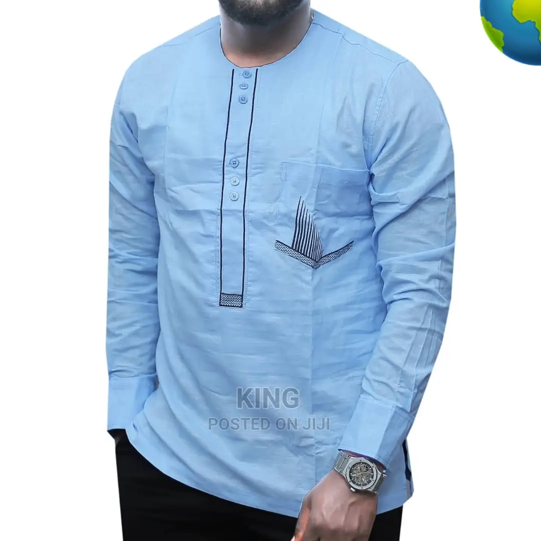 Men's Modern Kitengi Shirt