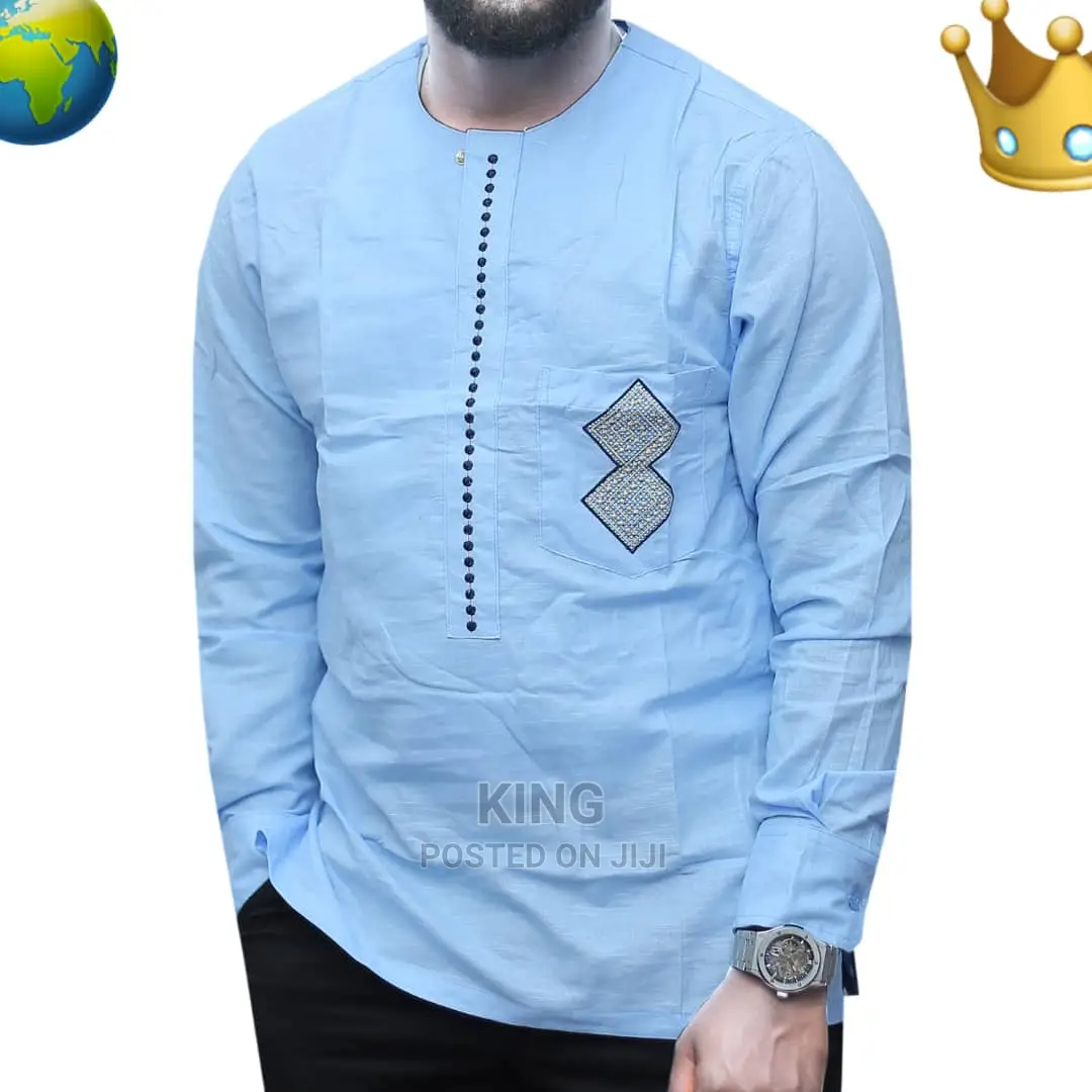 Men's Modern Kitengi Shirt