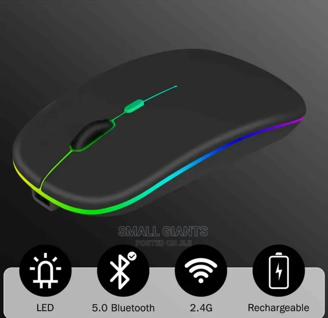 LED Wireless Rechargeable Slim Silent Mouse