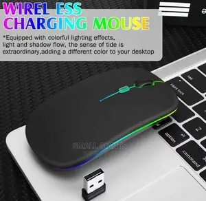 LED Wireless Rechargeable Slim Silent Mouse