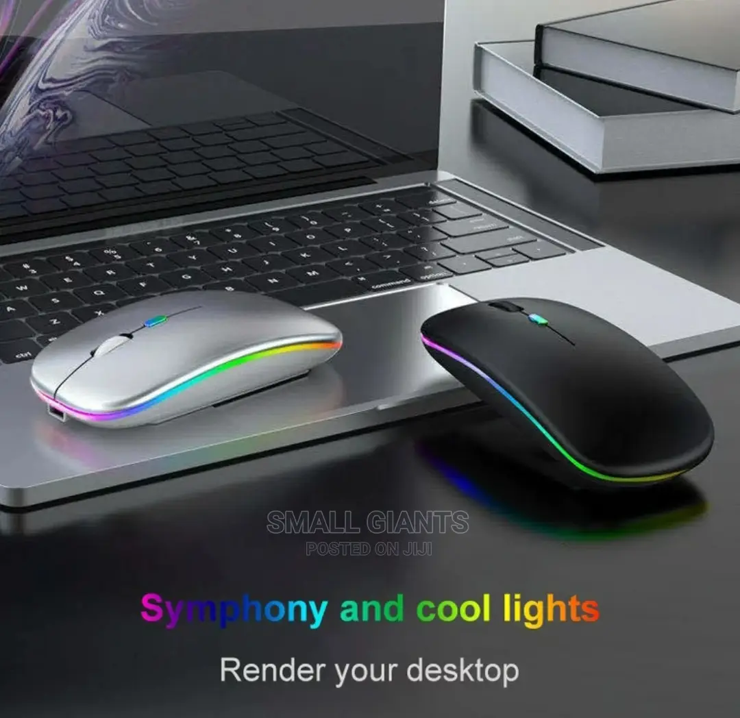 LED Wireless Rechargeable Slim Silent Mouse