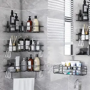 Shower Caddy Bathroom Shelves, Bathroom Kitchen No Punching