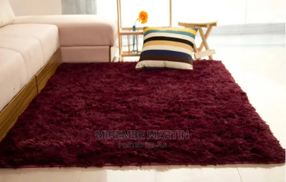 Red in Color Center Carpet