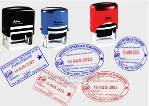Customized Self Inking Stamps And Seal Machines